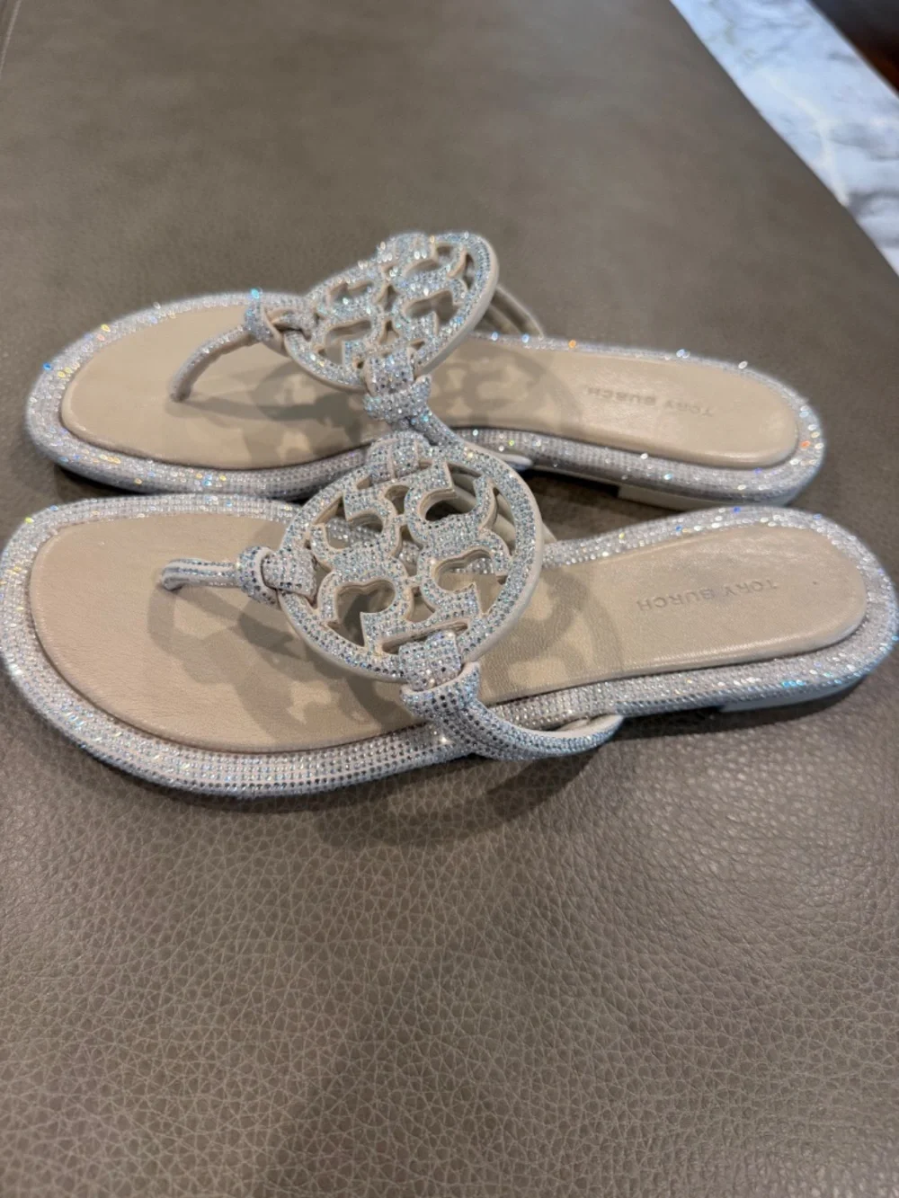 Tory Burch MILLER PAVÉ KNOTTED SANDAL